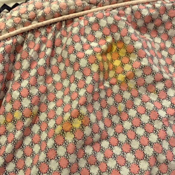 VTG Pink/White/Black Cat Argyle Bed Spread Made In USA By Heritage Quilts Inc. - Picture 4 of 6